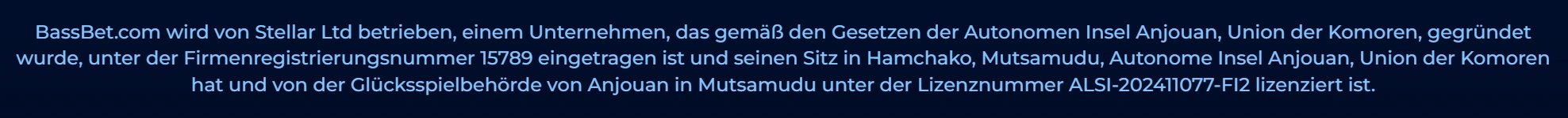 Bassbet Sicherheit und Lizenzen